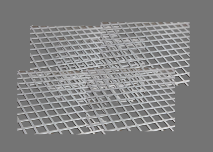 1100 Aluminum Square Hole Perforated Sheet
