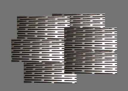 410 Stainless Steel Slotted Hole Perforated Sheet