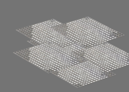 Aluminum Alloy 7075 Square Hole Perforated Sheet