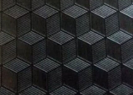 200 SS 3D Cubes Embossed Plates, Sheets & Coils
