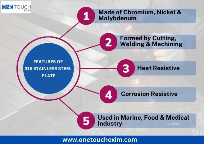 316 Stainless Steel Plate Features