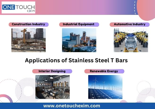 Stainless Steel T Bars Aplications